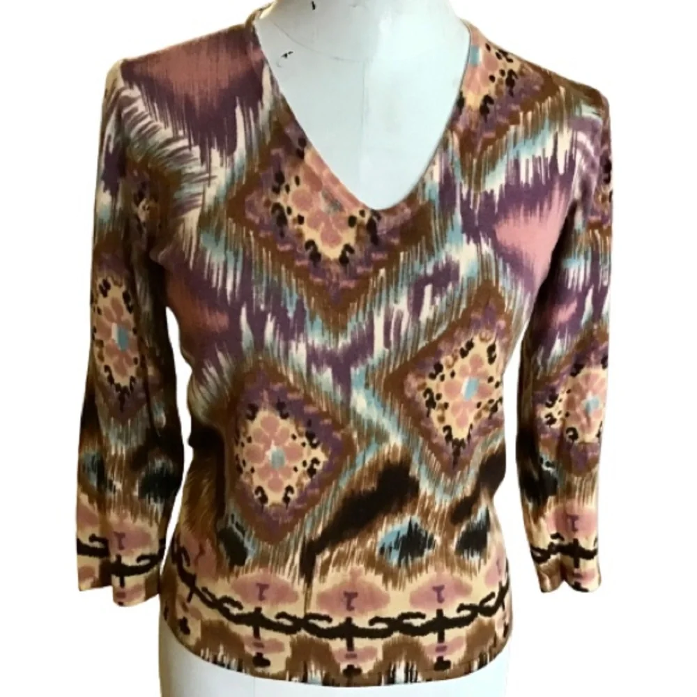 Soft Colorful Sweater from Famous Atlanta store Mark Shale - Picture 1 of 5